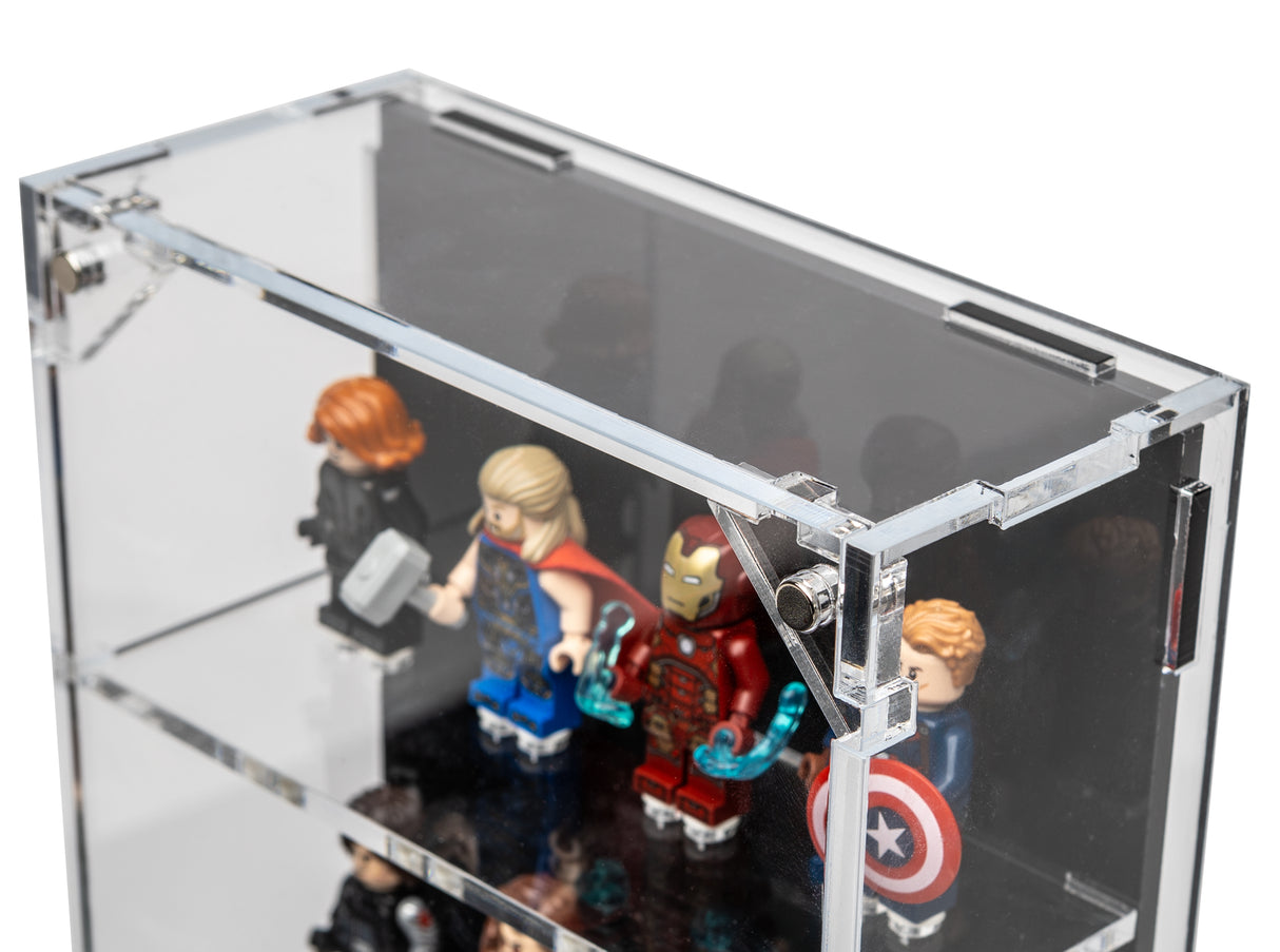 Wall Mounted Display Cases for 16 LEGO® Minifigures