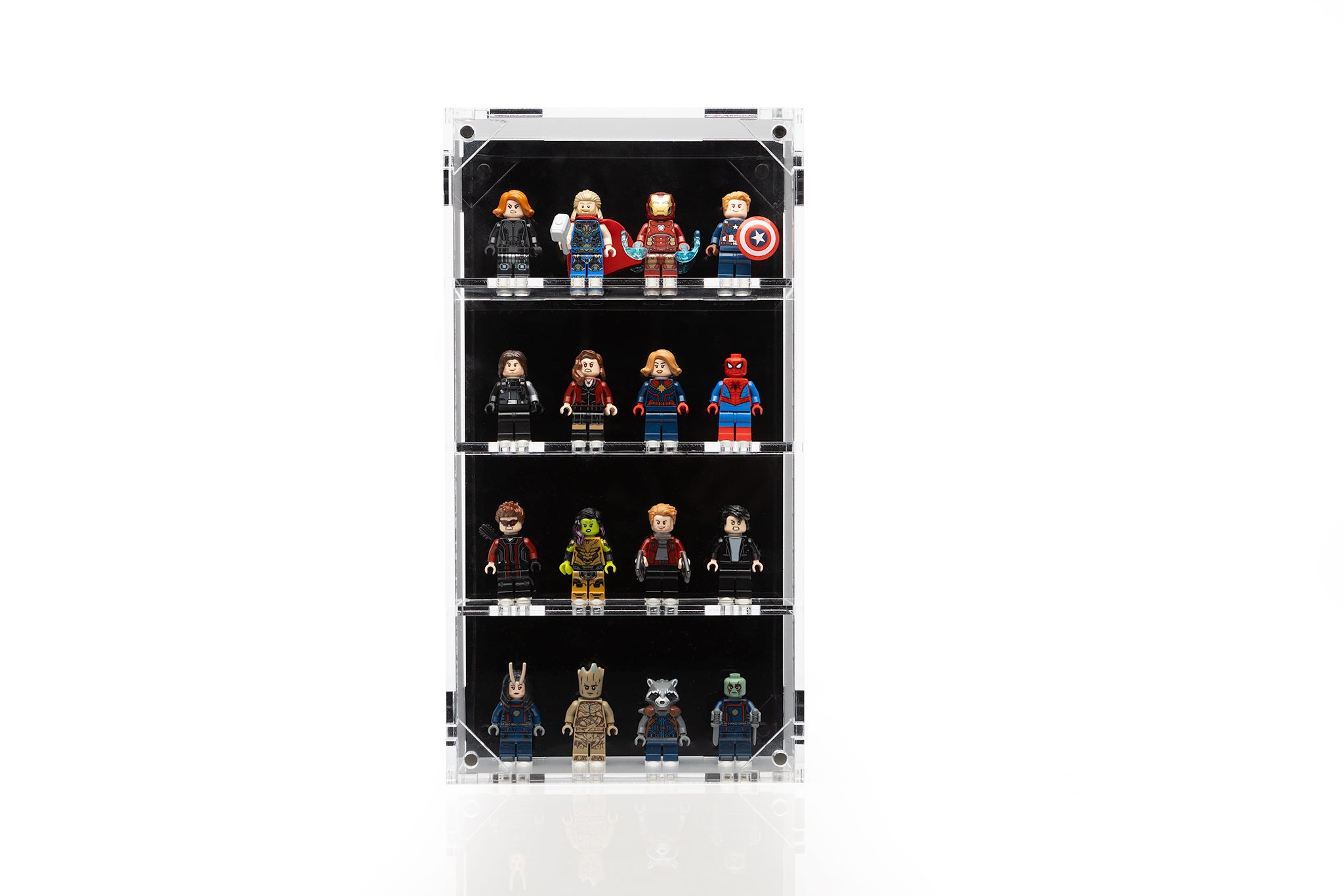 Wall Mounted Display Cases for 16 LEGO® Minifigures