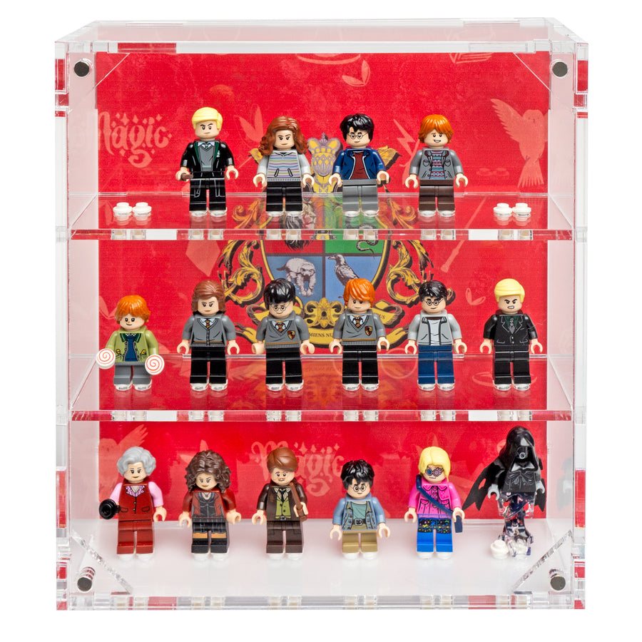 Wall Mounted Display Case for 18 Harry Potter LEGO® Minifigures