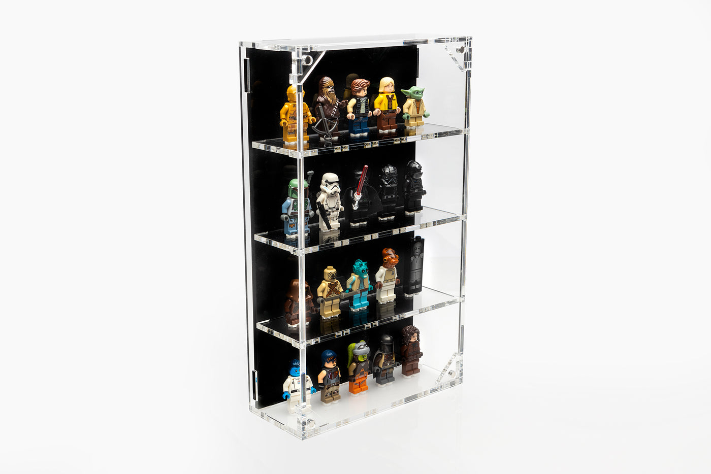 Wall Mounted Display Cases for 20 LEGO® Minifigures