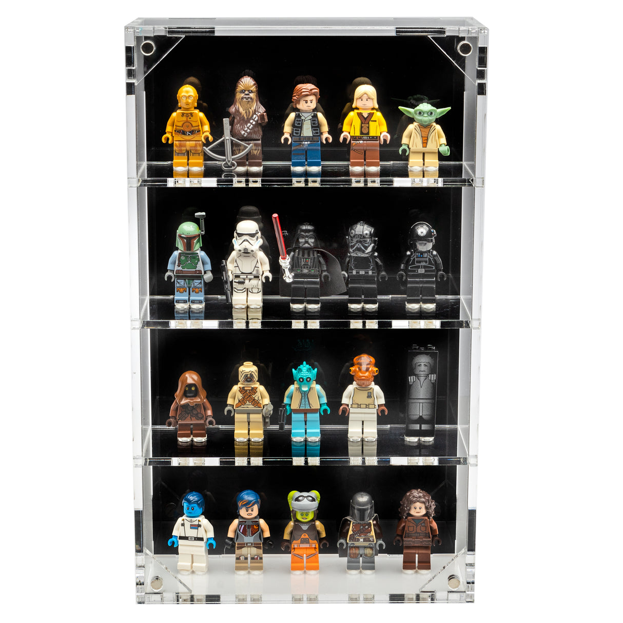 Wall Mounted Display Cases for 20 LEGO® Minifigures