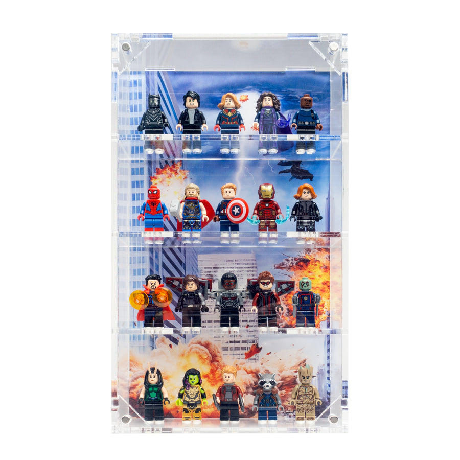 LEGO® Avengers Minifigure Display Case – 20-Count Wall Mount