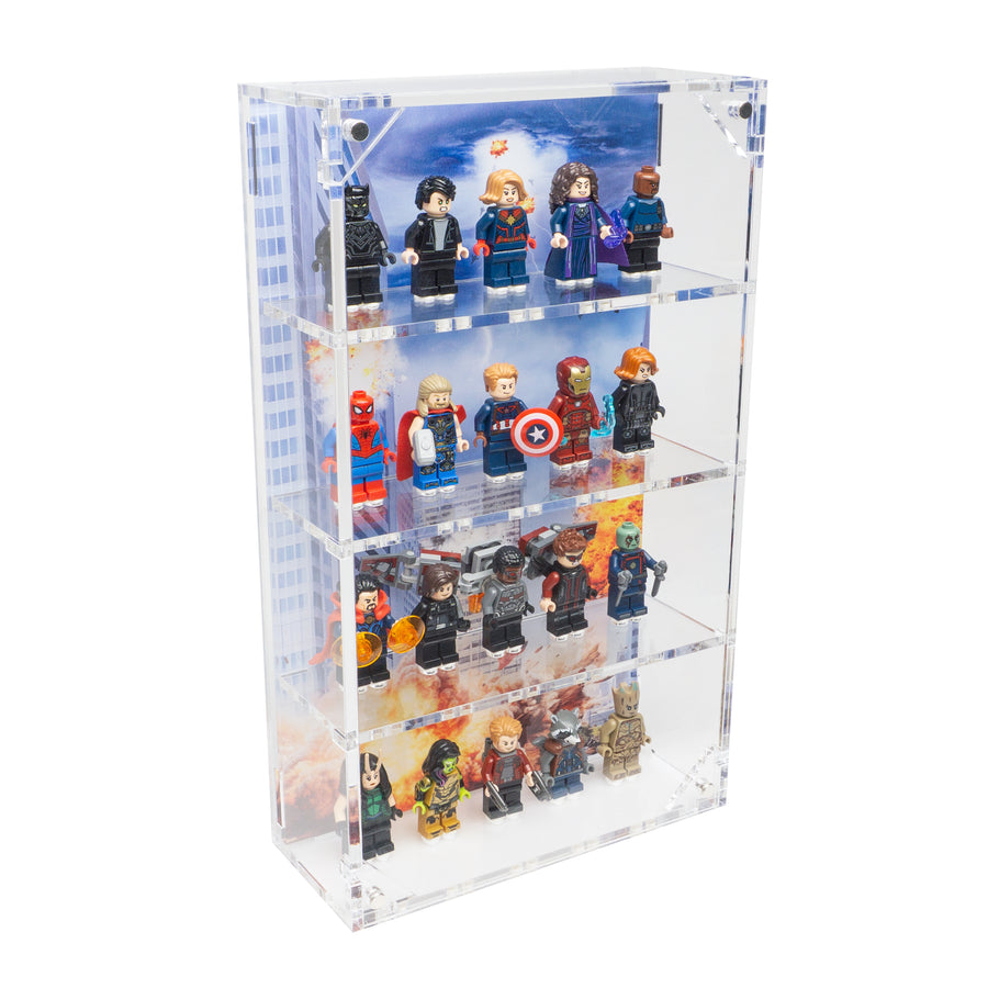 LEGO® Avengers Minifigure Display Case – 20-Count Wall Mount