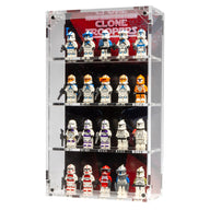 Wall Mounted Display Cases for 20 Clone Trooper LEGO® Minifigures
