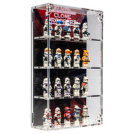 Wall Mounted Display Cases for 20 Clone Trooper LEGO® Minifigures