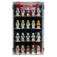 Wall Mounted Display Cases for 20 Clone Trooper LEGO® Minifigures
