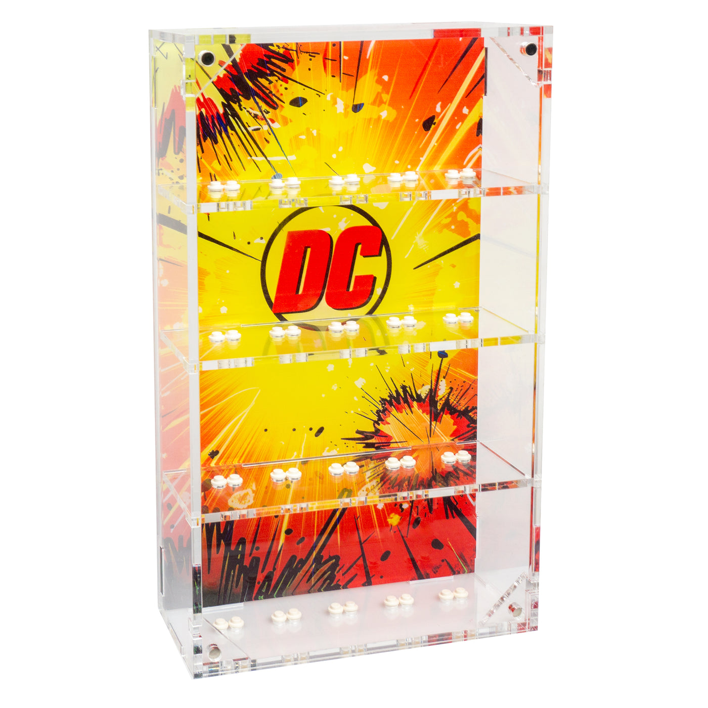 LEGO® DC Super Heroes Minifigure Display Case – 20-Count Wall