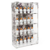 LEGO® Military Minifigure 20-Count Wall-Mounted Display Case (Digital Gray)