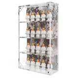 LEGO® Military Minifigure 20-Count Wall-Mounted Display Case (Digital Gray)