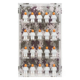 LEGO® Military Minifigure 20-Count Wall-Mounted Display Case (Digital Gray)