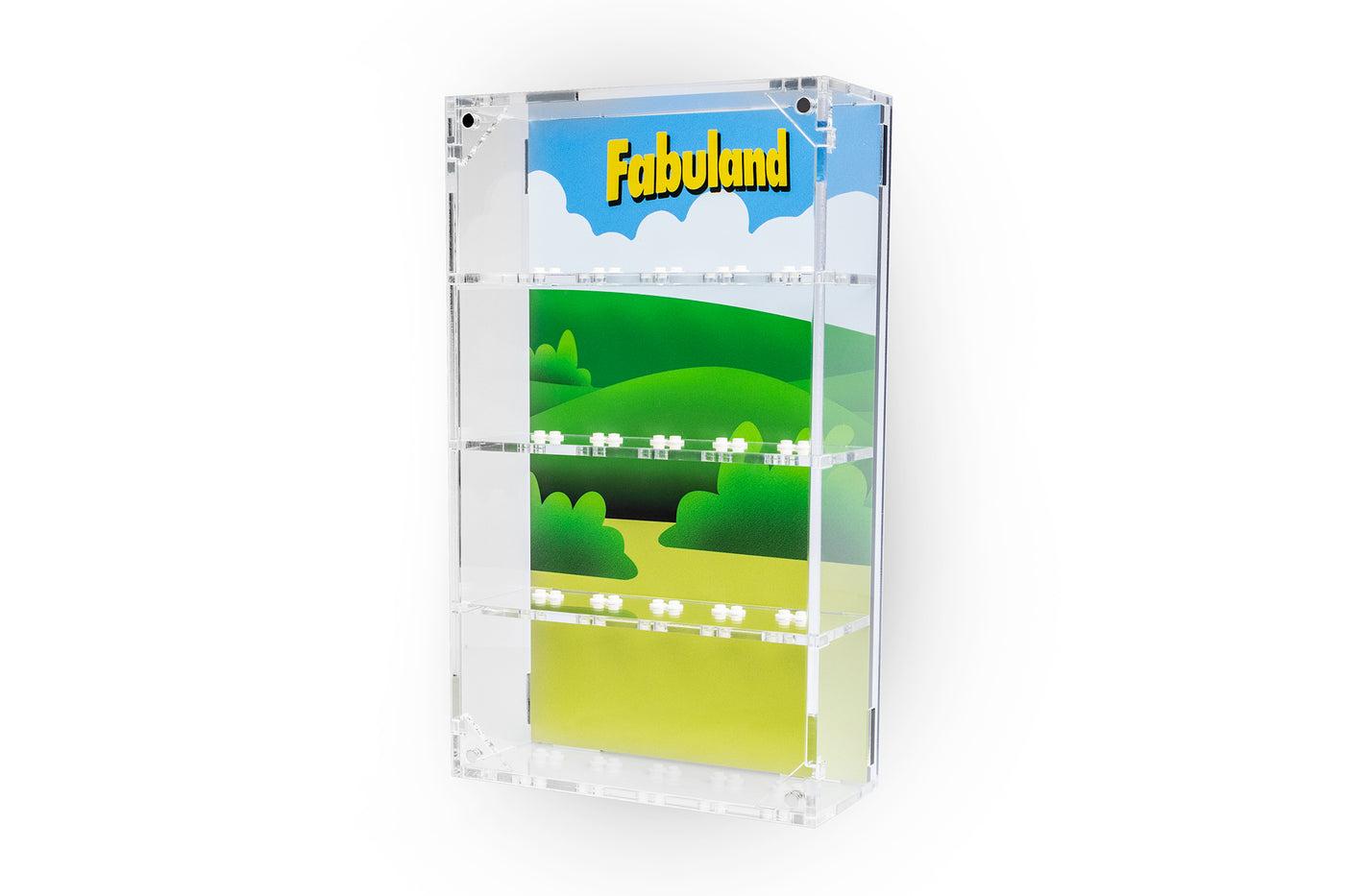 Wall Mounted Display Cases for 20 LEGO® Fabuland Minifigures - BrickShell Cases