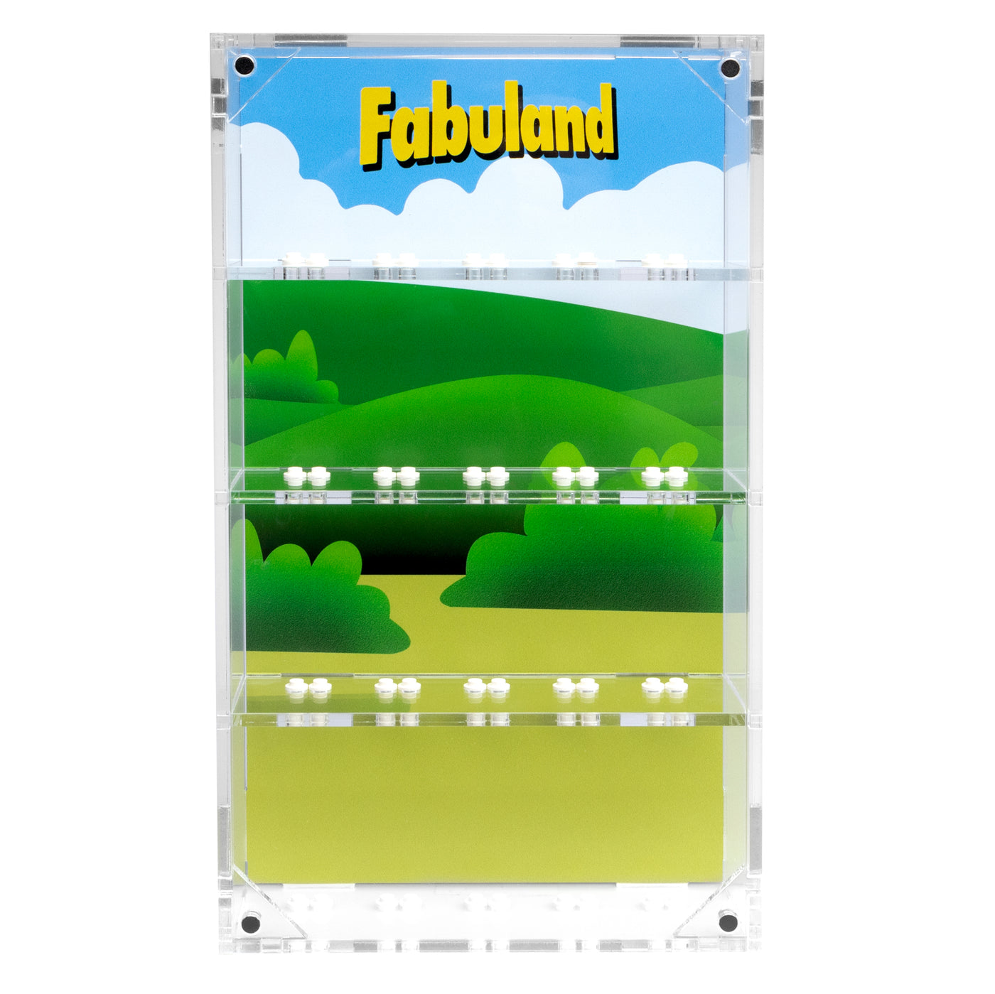 Wall Mounted Display Cases for 20 LEGO® Fabuland Minifigures