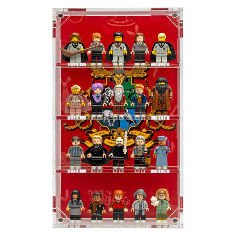 Wall Mounted Display Case for 20 LEGO® Harry Potter Minifigures