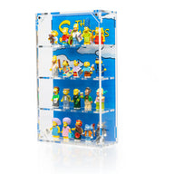 Wall Mounted Display Case for 20 LEGO® The Simpsons Minifigures