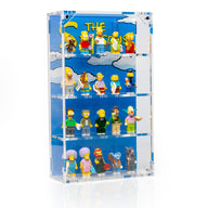 Wall Mounted Display Case for 20 LEGO® The Simpsons Minifigures