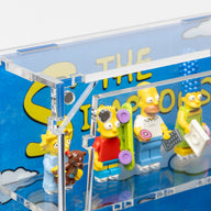 Wall Mounted Display Case for 20 LEGO® The Simpsons Minifigures - BrickShell Cases