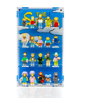 Wall Mounted Display Case for 20 LEGO® The Simpsons Minifigures - BrickShell Cases