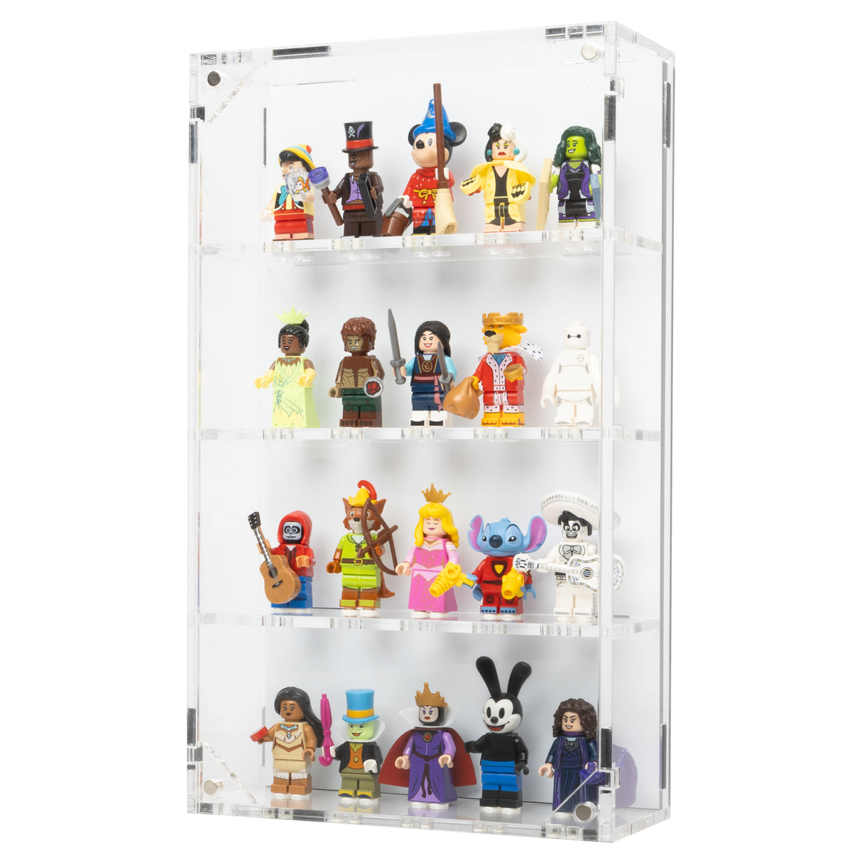 Wall Mounted Display Cases for 20 LEGO® Minifigures