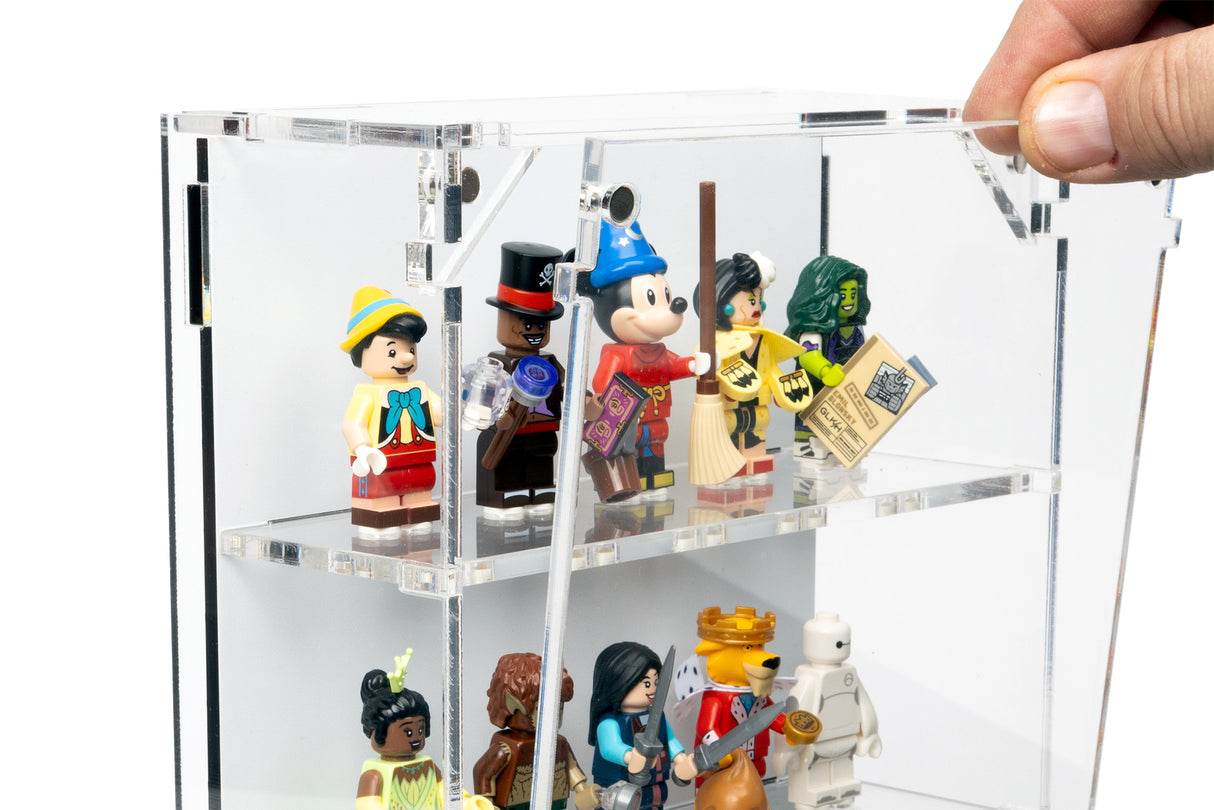Wall Mounted Display Cases for 20 LEGO® Minifigures