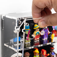 Wall Mounted Display Cases for 80 LEGO® Minifigures