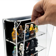 Wall Mounted Display Cases for 20 LEGO® Minifigures - BrickShell Cases