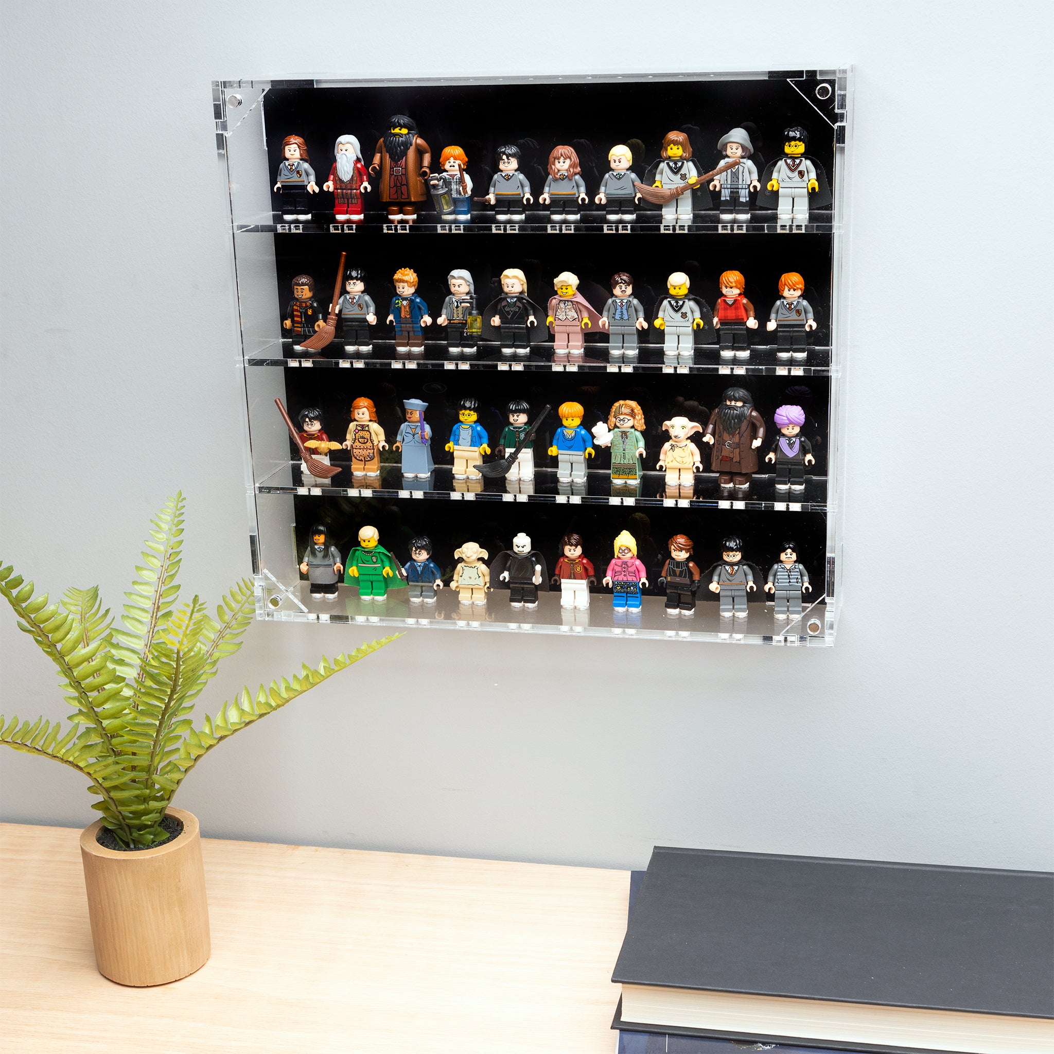 Lego minifigure display online box