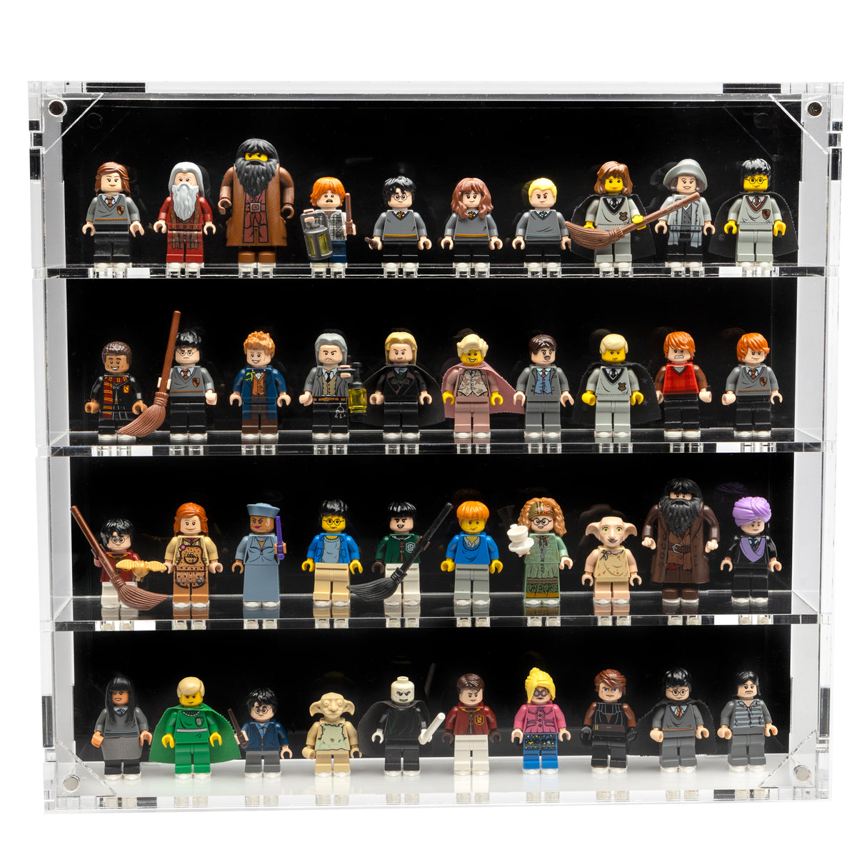 Wall Mounted Display Cases for 40 LEGO® Minifigures