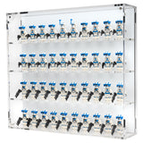 Wall Mounted Display Cases for 40 LEGO® Minifigures - White
