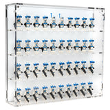 Wall Mounted Display Cases for 40 LEGO® Minifigures - White