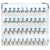 Wall Mounted Display Cases for 40 LEGO® Minifigures - White