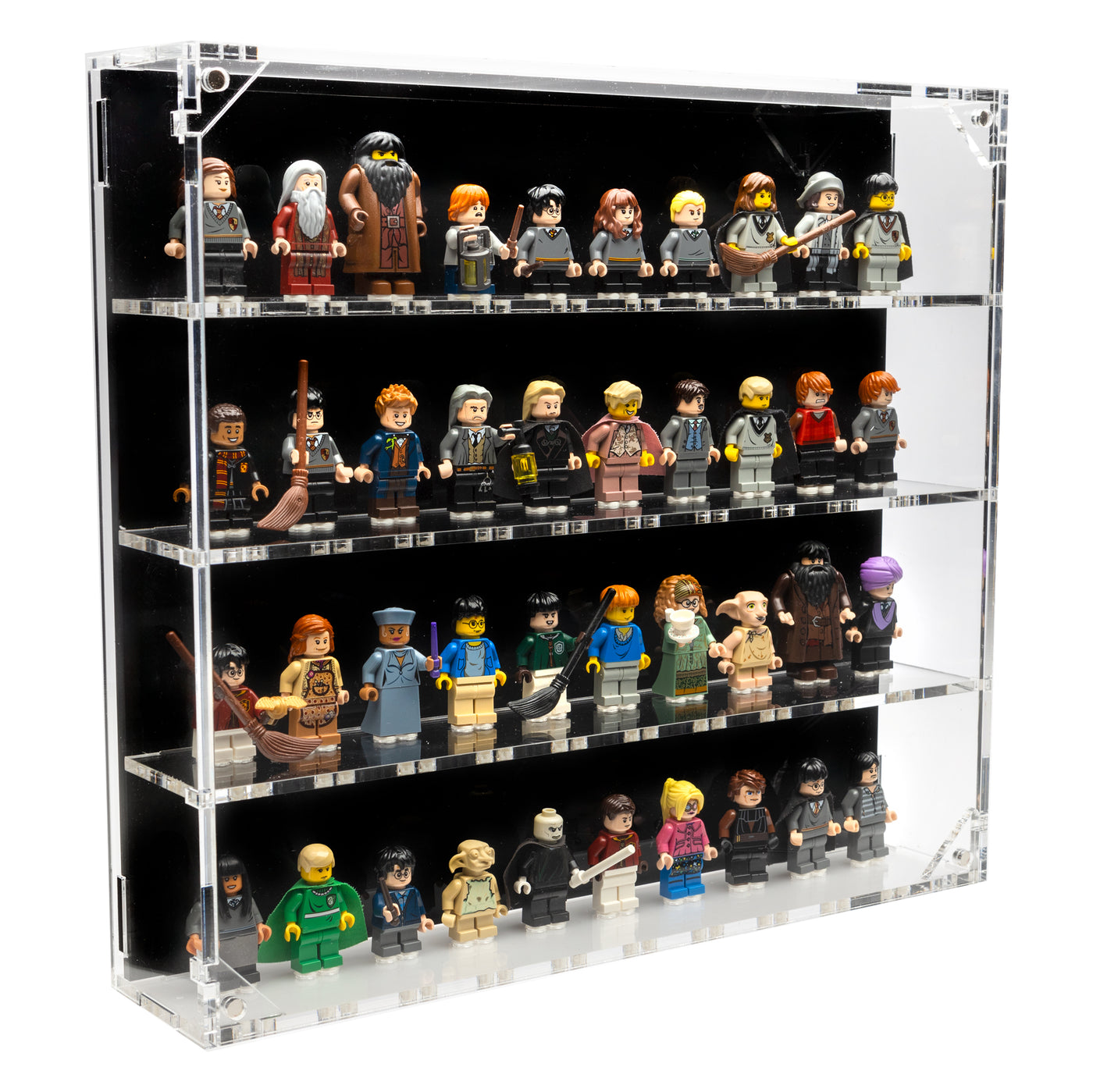 Wall Mounted Display Cases for 40 LEGO® Minifigures