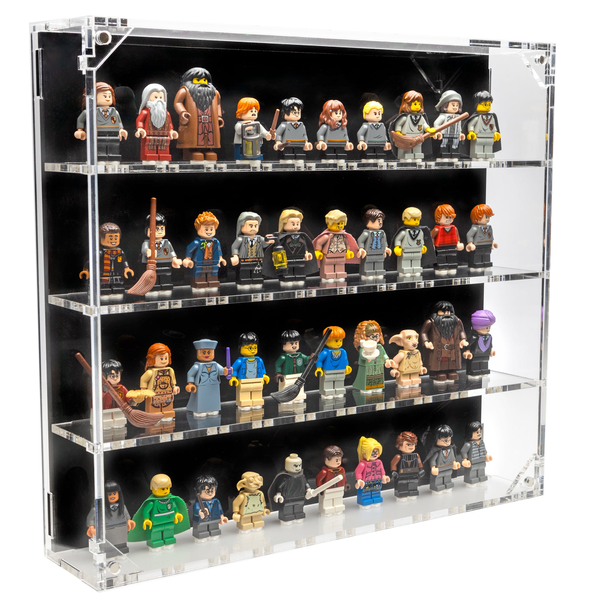 Wall Mounted Display Cases for 40 LEGO® Minifigures