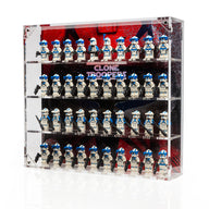 Wall Mounted Display Cases for 40 LEGO® Clone Trooper Minifigures