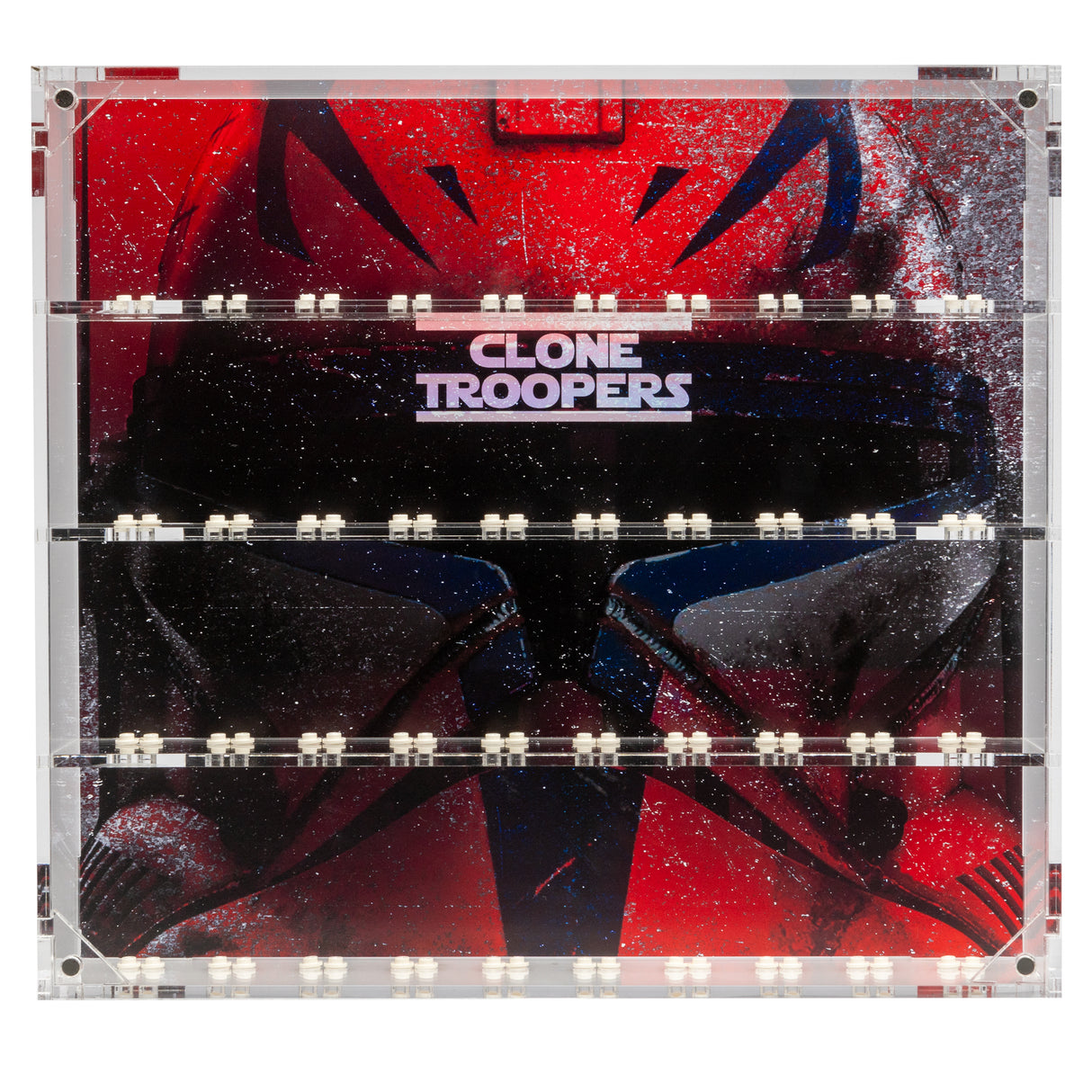 Wall Mounted Display Cases for 40 LEGO® Clone Trooper Minifigures