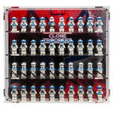 Wall Mounted Display Cases for 40 LEGO® Clone Trooper Minifigures