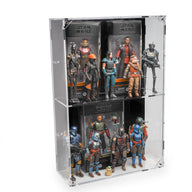 XL Wall Mounted Display Case for 6 inch Action Figures - 10 count