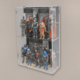 XL Wall Mounted Display Case for 6 inch Action Figures - 10 count