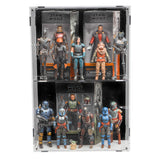 XL Wall Mounted Display Case for 6 inch Action Figures - 10 count