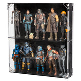 Wall Mounted Display Case for 6 inch Action Figures - 10 count