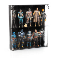 Wall Mounted Display Case for 6 inch Action Figures - 10 count