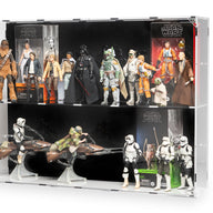 XL Wall Mounted Display Case for 6 inch Action Figures - 18 count