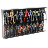 Wall Mounted Display Case for 6 inch Action Figures - 18 count