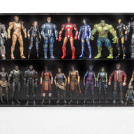 Wall Mounted Display Case for 6 inch Action Figures - 18 count