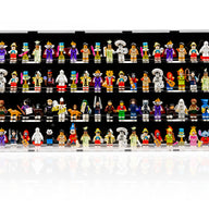 Wall Mounted Display Cases for 80 LEGO® Minifigures