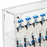 Wall Mounted Display Cases for 80 LEGO® Minifigures - White