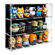 LEGO® BrickHeadz 18-Count Wall-Mounted Display Case - BrickShell Cases