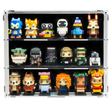 LEGO® BrickHeadz 18-Count Wall-Mounted Display Case