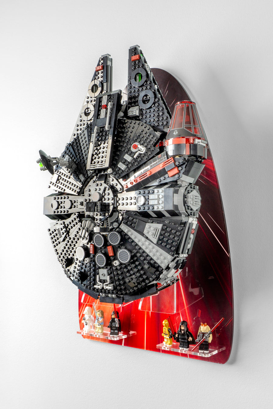 WS- LEGO® Star Wars™ The Dark Falcon (75389) Wall Hanger Display Stand - BrickShell Cases