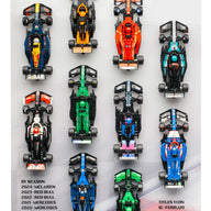 Wall Hanging F1 Constructors Leader Board - BrickShell Cases