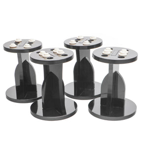 LEGO Star Wars Micro Ship display stands in a 4-pack, clear BrickShell Cases for showcasing miniature ships.